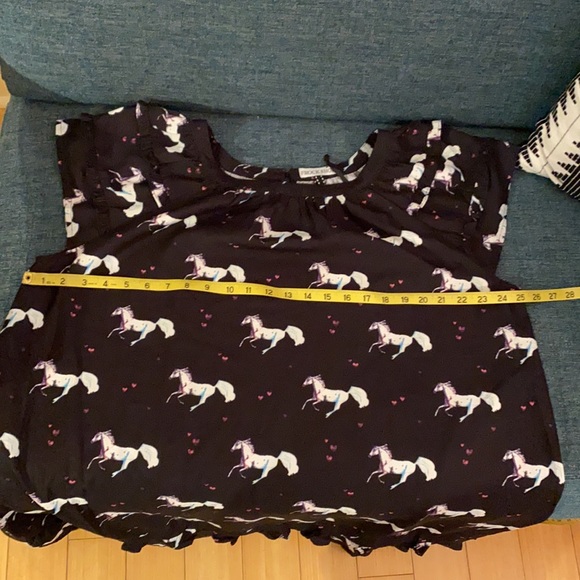 Horse Dress Rainbow Heart Modcloth 2x - Picture 6 of 13